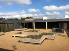 Resin Bound Gravel rooftop amenity area in Putney London